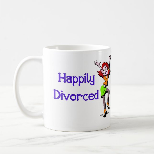 Happily Divorced Coffee Mug (Left)