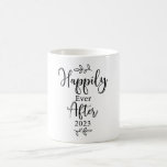 Happily Ever After 2023 Mug<br><div class="desc">Celebrate the newlyweds with this ‘Happily Ever After 2023’ mug.</div>