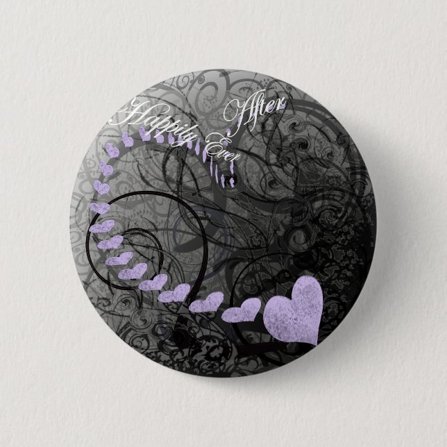 Happily Ever After 2 Inch Round Button (Front)