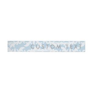 HAPPILY EVER AFTER Blue Wrap Around Invite Labels