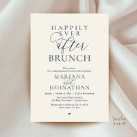 Happily Ever After Brunch, Modern Elegant Wedding
