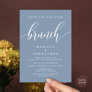 Happily Ever After Brunch, Post Wedding Invitation