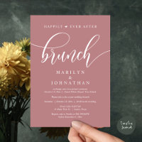 Happily Ever After Brunch, Post Wedding