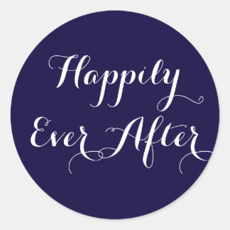 Happily Ever After Classic Round Sticker