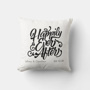 Happily Ever After Customizable Throw Pillow
