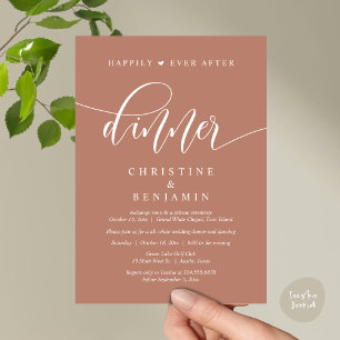 Happily Ever After Dinner, Wedding Party Dancing Invitation