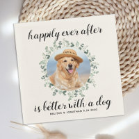 Happily Ever After Eucalyptus Custom Photo Wedding