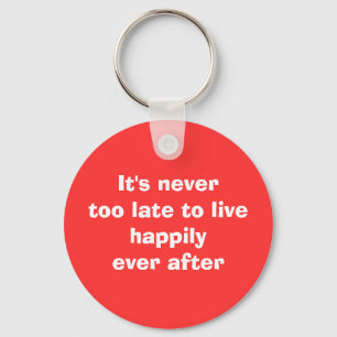 happily ever after keychain