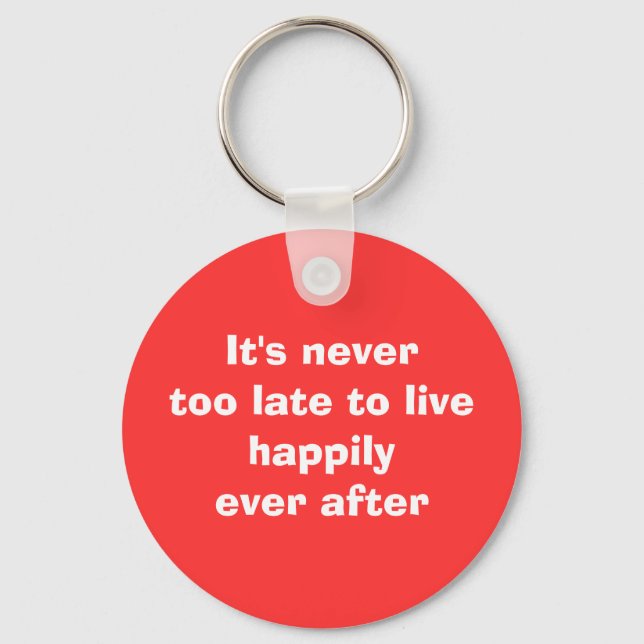 happily ever after keychain (Front)