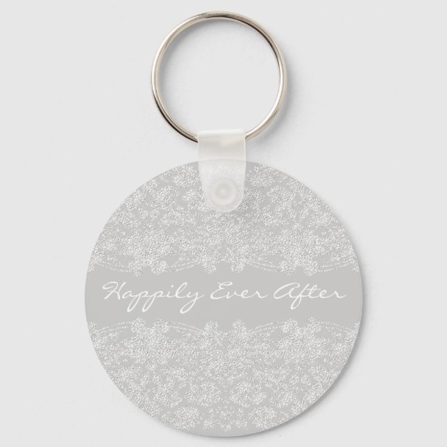 Happily Ever After KeyChain-Personalizable Text Keychain (Front)