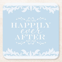 HAPPILY EVER AFTER Kitchen Table Coasters Decor