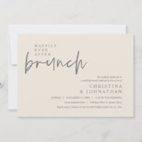 Happily Ever After Lunch Modern Wedding Party