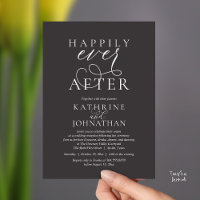 Happily Ever After, Modern Wedding Reception