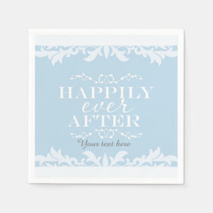 HAPPILY EVER AFTER Party Dinner Cocktail Napkins
