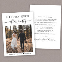 Happily Ever After Party Photo Wedding Reception