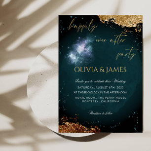 Happily Ever After Party Wedding Celebration Invitation