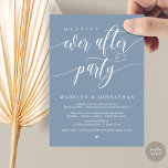 Happily Ever After Party Wedding Dinner, Copper Invitation<br><div class="desc">Announce and share your happily ever after in style with our modern theme design (Happily ever after party) wedding elopement celebration invitation card. It is ideal for couples who have decided to celebrate their best day. With its sophisticated yet playful design, this invitation is sure to set the tone for...</div>