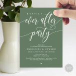 Happily Ever After Party, Wedding Elopement Dinner Invitation<br><div class="desc">Elegantly announce your happily ever after with our modern-themed wedding elopement celebration invitation card, "Happily Ever After Party". Tailored for couples continuing their love story, this invitation strikes a perfect balance of sophistication and charm, setting the scene for an unforgettable event. Featuring a modern contemporary script design, it adds a...</div>