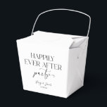 Happily Ever After Party Wedding Reception Favor Box<br><div class="desc">These are Happily Ever After Party Minimalist Casual Wedding Reception Party Favour Boxes!</div>