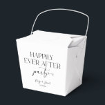 Happily Ever After Party Wedding Reception Favor Box<br><div class="desc">These are Happily Ever After Party Minimalist Casual Wedding Reception Party Favour Boxes!</div>