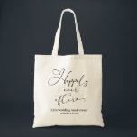 Happily Ever After Personalized 25h Anniversary  Tote Bag<br><div class="desc">A romantic and elegant calligraphy script 'happily ever after' on this 25th silver wedding anniversary tote bag makes a special keepsake anniversary gift for the happy couple. Personalize with the names of the Mr and Mrs and their wedding date or anniversary year for a thoughtful keepsake. Happily ever after and...</div>