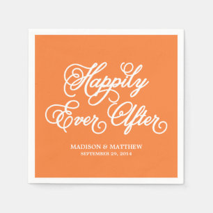 Happily Ever After   Personalized Paper Napkins
