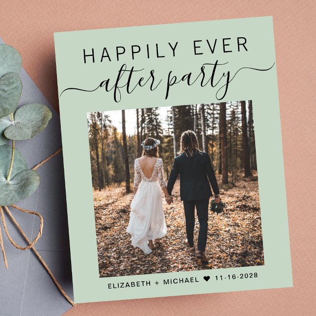 Happily Ever After Photo QR Code Wedding Reception (Your love story deserves a grand celebration!)