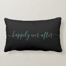 Happily Ever After Pillow - Black