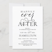 Happily Ever After Post Wedding Dinner and Party I