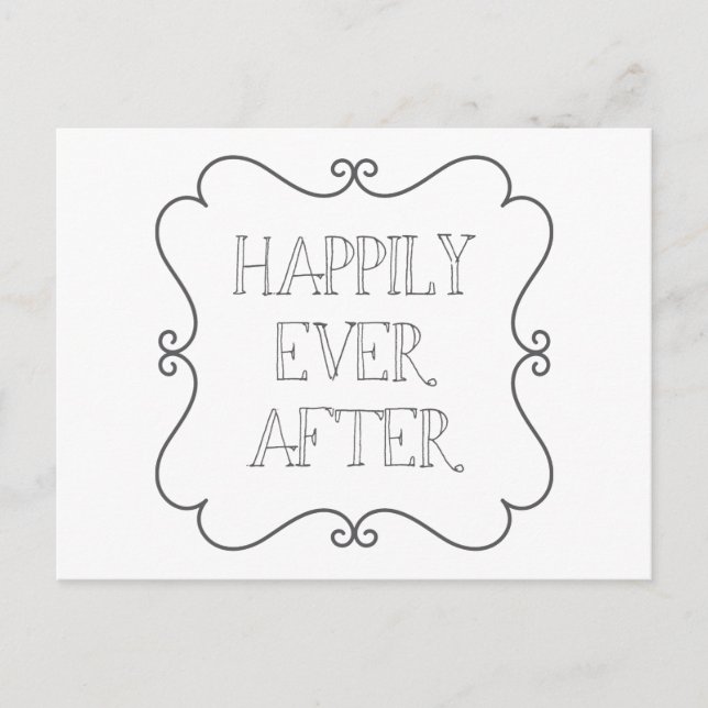 Happily Ever After Postcard (Front)