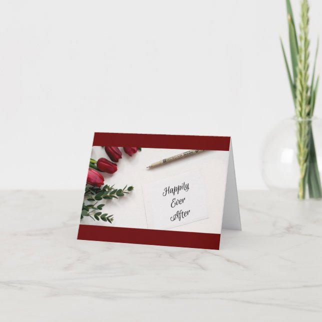 **HAPPILY EVER AFTER** TO A SPECIAL COUPLE CARD (Front)