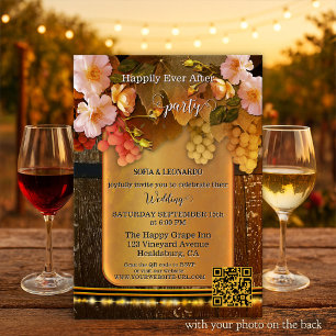 Happily Ever After Vineyard Wedding Invitation