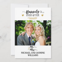 Happily Ever After - Wedding Announement