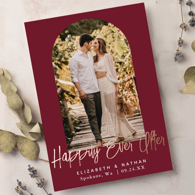 Happily Ever After Wedding Arch Frame Photo  (Happily Ever After)