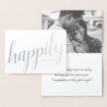 Happily Ever After Wedding Congratulations Foil Card<br><div class="desc"></div>