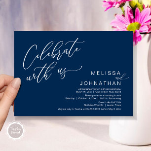 Happily Ever After Wedding Elopement Brunch Invitation