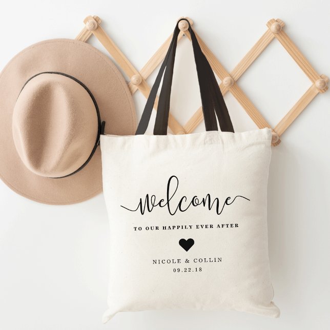 Happily Ever After | Wedding Welcome Tote Bag (Creator Uploaded)
