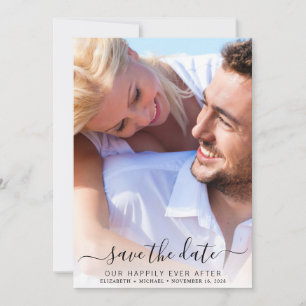 Happily Every After Photo Wedding Save The Date