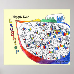 Happily Every Laughter Cartoon Poster