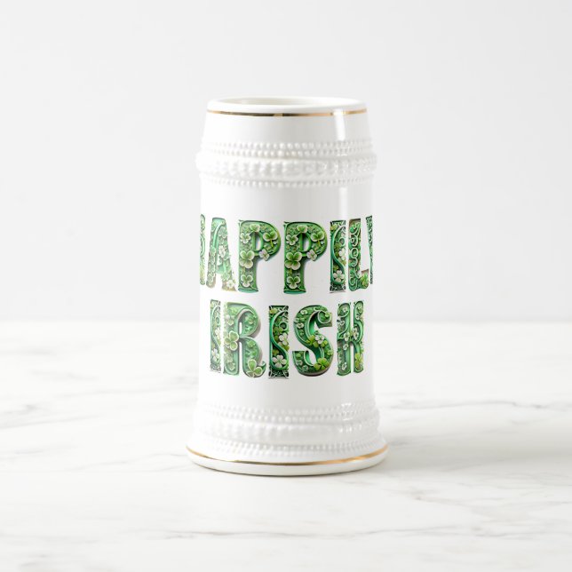 Happily Irish Beer Stein (Center)
