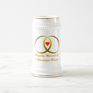 Happily Married Beer Stein