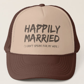 Happily Married Funny hat