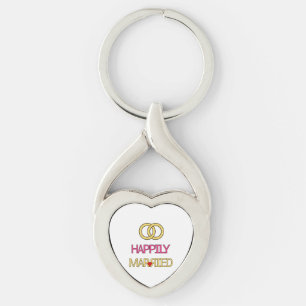 Happily Married Keychain
