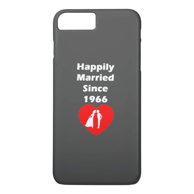 Happily Married Since 1966 Case-Mate iPhone Case (Back)