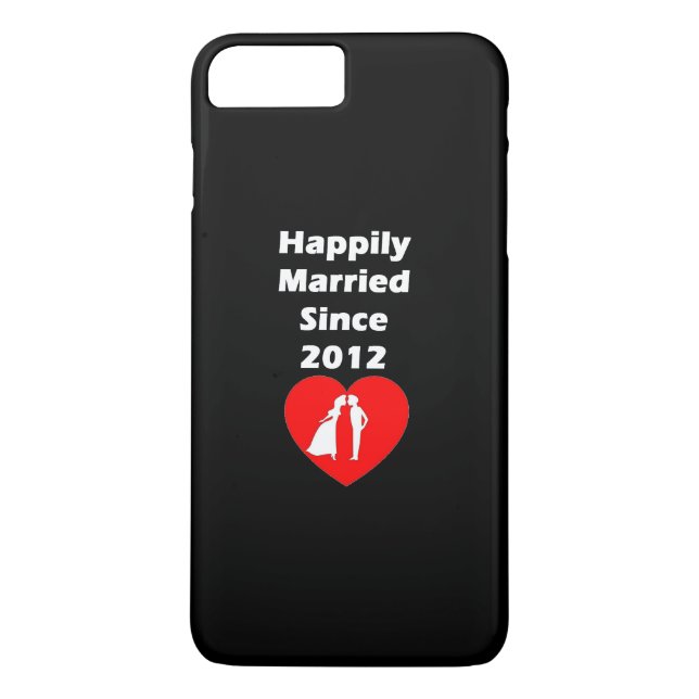 Happily Married Since 2012 Case-Mate iPhone Case (Back)