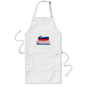 Happily Married To A Slovenian Long Apron