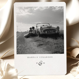 "Happily Stranded" Photo Thank You Card