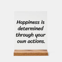 Happiness Acrylic Sign
