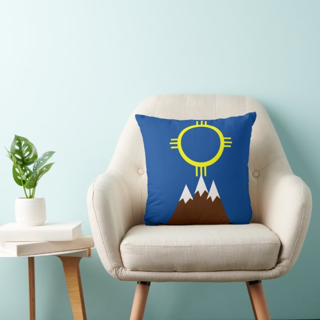 Happiness and Destination  Throw Pillow (Chair)