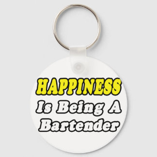 Happiness...Bartender Keychain